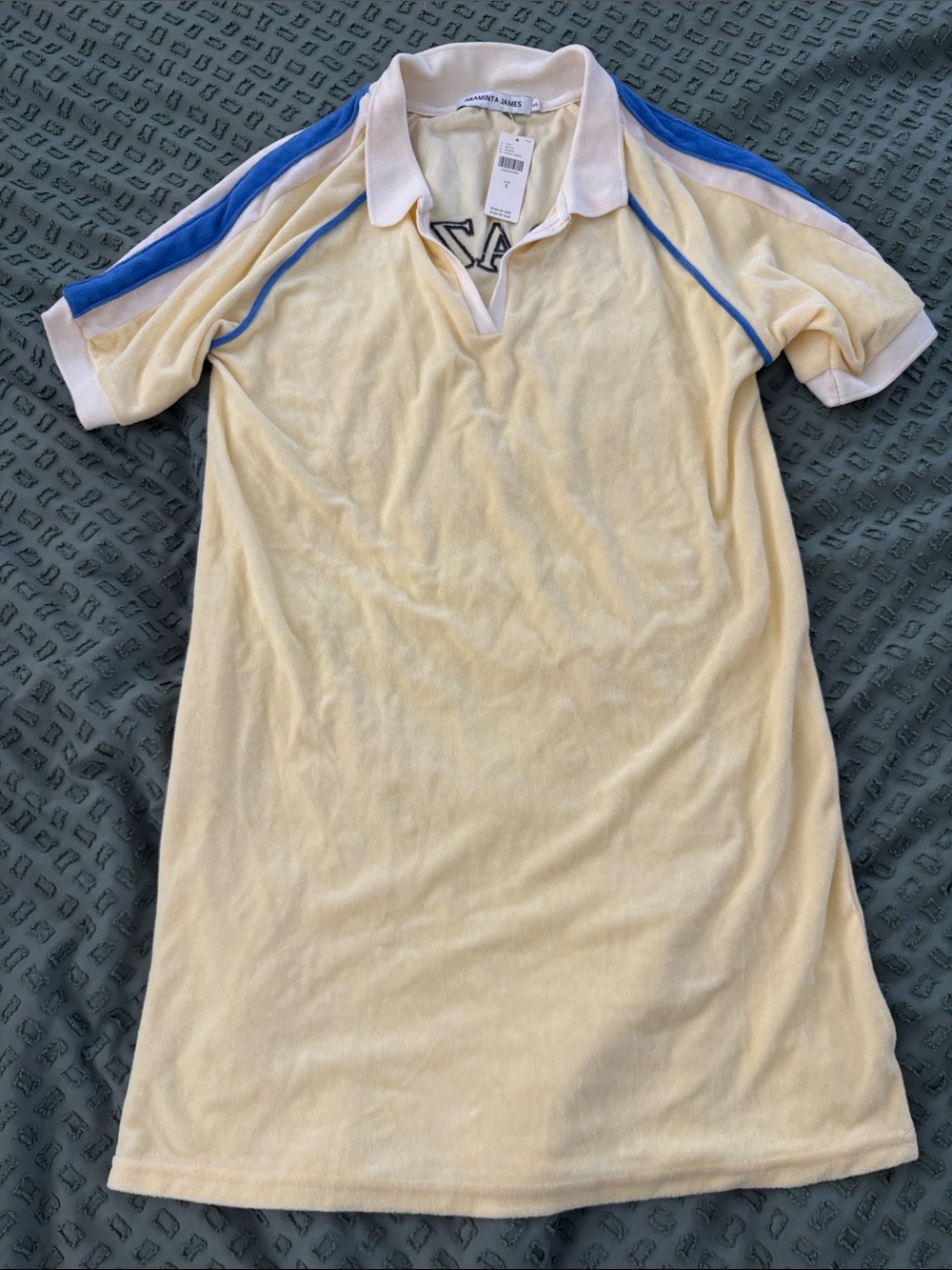 NWT! Anthropologie Araminta James SS terry dress. Size S.